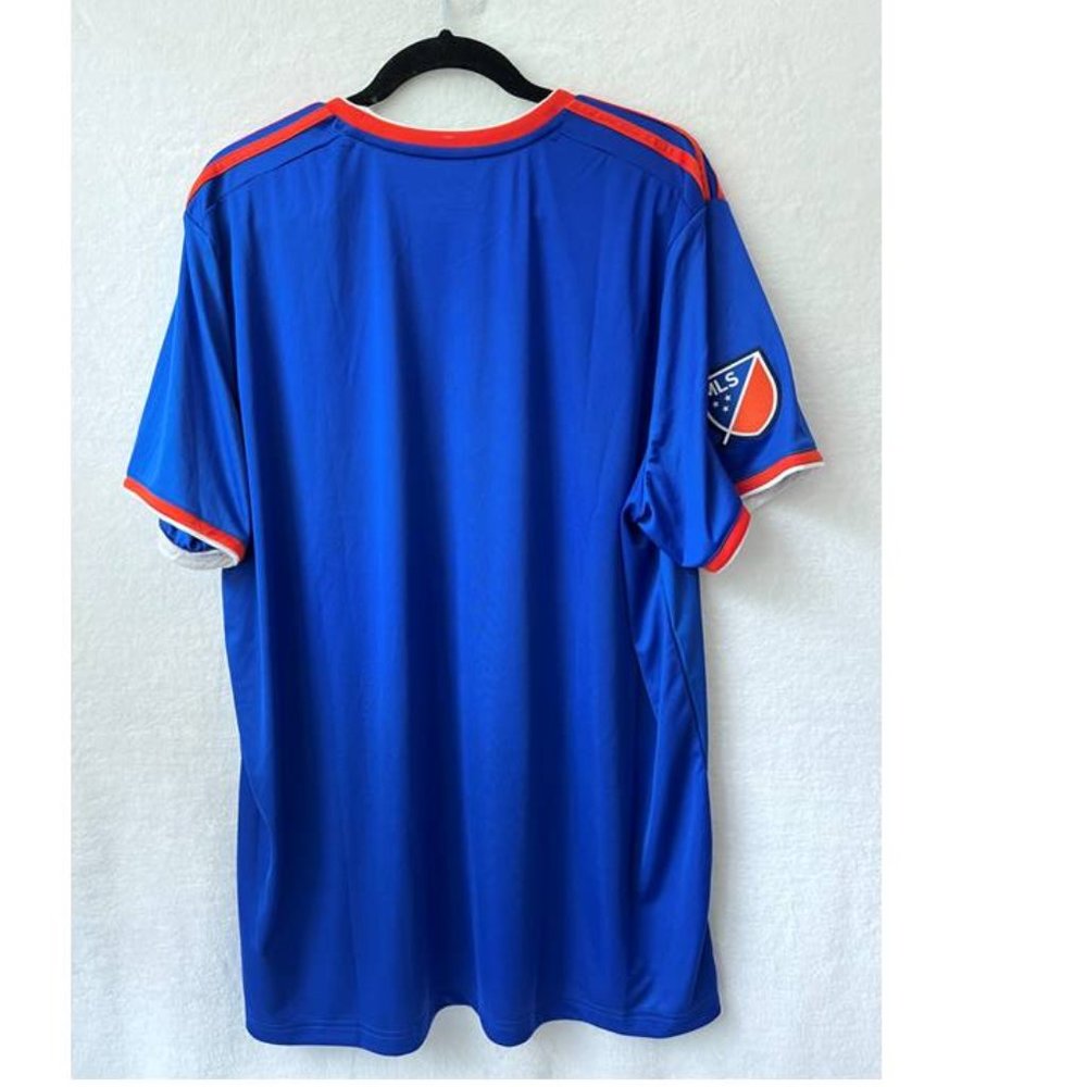 Adidas Men's MLS Shirt FC Cincinnati Replica Blue Jersey - Picture 3 of 6